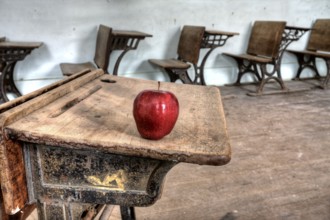 Abandoned School House one room Canada Saskatchewan