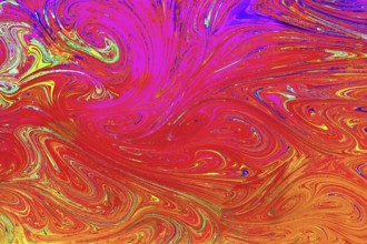 Traditional Ottoman Turkish abstract marbling art patterns as background