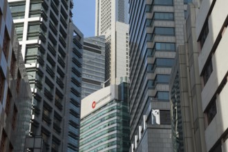 17.12.2017, Singapore, Republic of Singapore, Asia, Singapore's skyscrapers in the banking district