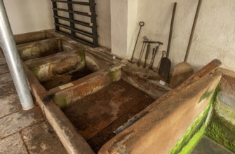 Historic tanner's workshop in the old town centre of Annweiler am Trifels, Rhineland-Palatinate,