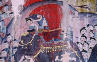 Wat Nong Bua was constructed by Tai Lue craftsmen and is famous for its well preserved murals