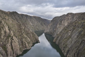 River duero damm in Aldeadavila, Salamanca province, Spain, Europe