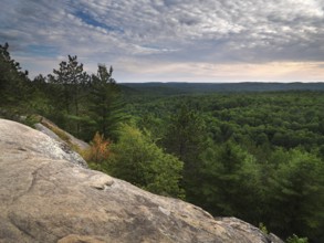Algonquin Provincial Park summertime nature scenery. Ontario, Canada, North America