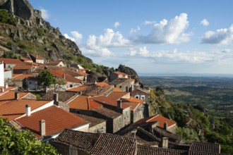 12.06.2018, Monsanto, Portugal, Europe, A view from above of the Portuguese mountain village of
