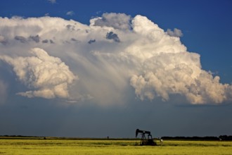 Storm Clouds Canada rural countryside Prairie Scene