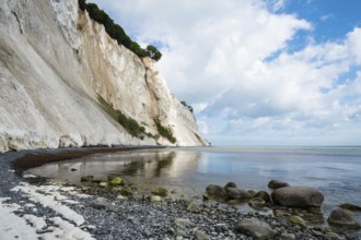 Chalk cliffs, chalk, cliffs, sea, Baltic Sea, Moen Klimt, Denmark, Northern Europe, Europe