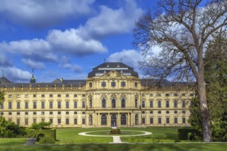 Wurzburg Residence is baroque palace in Wurzburg, Germany, Europe