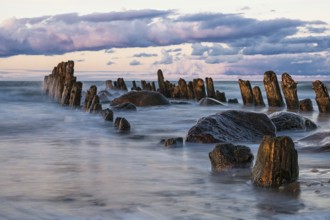 Evenings on the coast of the Baltic Sea