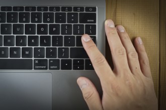 Keyboard image of stylish laptop. Shooting Location: Yokohama-city kanagawa prefecture