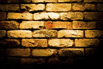 Brick wall (background material). Shooting Location: Chuo -ku, Tokyo