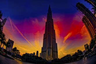 Bourgehalifa and Dubai town. Shooting Location: Dubai