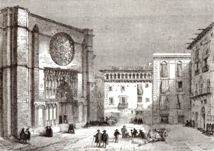 Santa Maria del Mar, Stadtteil Ribera, Barcelona, Spanien, 18. Jahrhundert
