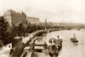 Victoria Embankment, London, UK, ca 1920