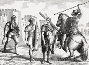 Legionaries, ancient Roman infantry