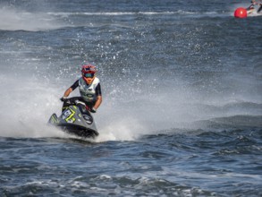 Olbia, Italy - September 16 - 20192 Aquabike world Championship gran prix of Italy