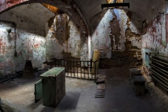 PHILADELPHIA, USA, AUGUST 15, 2022, Big cell in the Eastern State Penitentiary in Philadelphia,