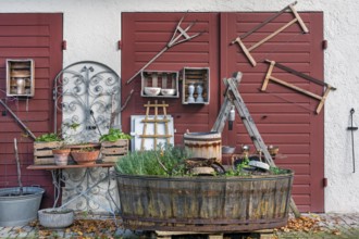 Collection of curiosities from the Mohren brewery inn in Leutkirch, Allgäu, Bavaria, Germany,