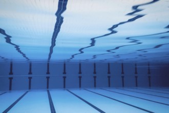 Underwater Empty Swimming Pool