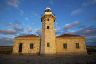 Menorca Punta Nati Faro lighthouse in Ciutadella Balearic Islands of Spain