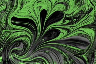 Abstract marbling floral pattern for fabric, tile design. background texture