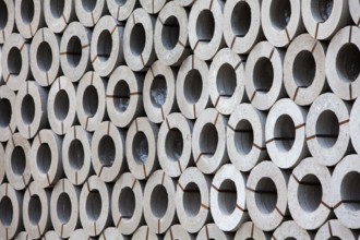 Concrete pipes, Germany, Europe