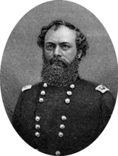 Engraving of Union Major General Quincy Adams Gillmore (February 25, 1825 – April 11, 1888) was an
