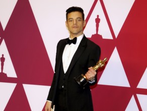 Rami Malek at the 91st Annual Academy Awards, Winners Room held at the Hollywood and Highland in
