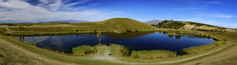 Clean lake in South Island, New Zealand, Oceania