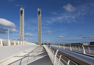 Jacques Chaban-Delmas bridge, Bordeaux, Aquitaine, France, Europe