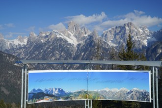 View from Malón-Monte Agudo cable car, AURONZO D'INVERNO, winter, ski, Dolomites, Auronzo di