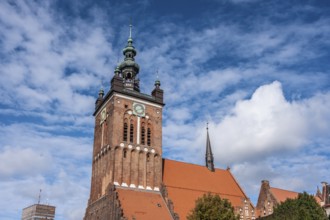 Historical centre of Gdansk with the tower of St. Mary's Church