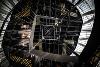 Spiral staircase of image. Shooting Location: Sendai, Miyagi Prefecture