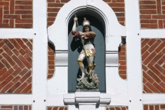 Saint George statue in Winsen (Luhe)