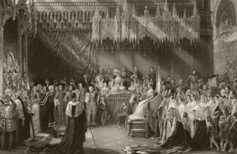 Coronation of Queen Victoria, Westminster Abbey, 1838