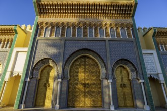 Royal palace facade, Fes el-Jdid, Fez, morocco