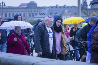 Commemoration of the 1st anniversary of the attack on Israel. The rally was followed by a