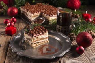 Christmas tiramisu