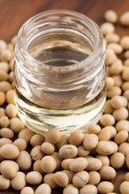 Soy beans and oil, lodz, poland