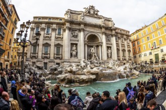 Italy, Rome. Trevi Fountain Austria, Europe