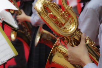 Students who blow the sax. Shooting Location: Yokohama-city kanagawa prefecture