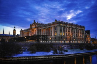 Rixdengen National Capitol (Stockholm). Shooting Location: Sweden, Stockholm
