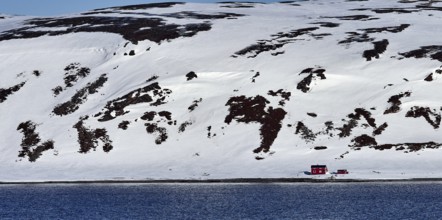 Solitary home in the beautiful isolation of Norway above the Arctic Circle