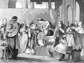 Pope Boniface VIII at Ash Wednesday