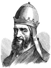 Pope Urban III, born Uberto Crivelli, reigned from 25 November 1185 to his death in 1187