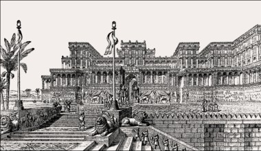 Assyrian King Sennacherib's Palace Without Rival at Nineveh, 8th century BC