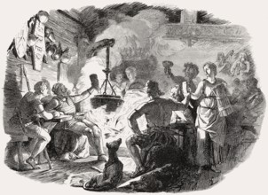 Ancient Germanic banquet, 1st century