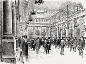 The Royal Exchange, Manchester, England, UK, 19th century