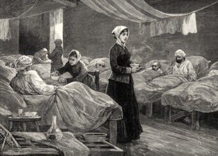Florence Nightingale, 1820-1910, Scutari Hospital, Turkey, Asia