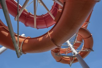 Giant slide at Indor Spielparadies Wonnemar, Sonthofen, Allgäu, Swabia, Bavaria Germany