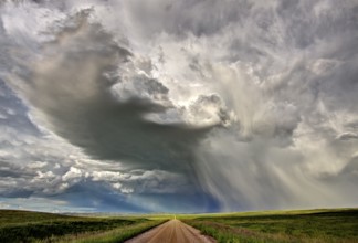 Prairie Storm Canada summer rural major structure Saskatchewan